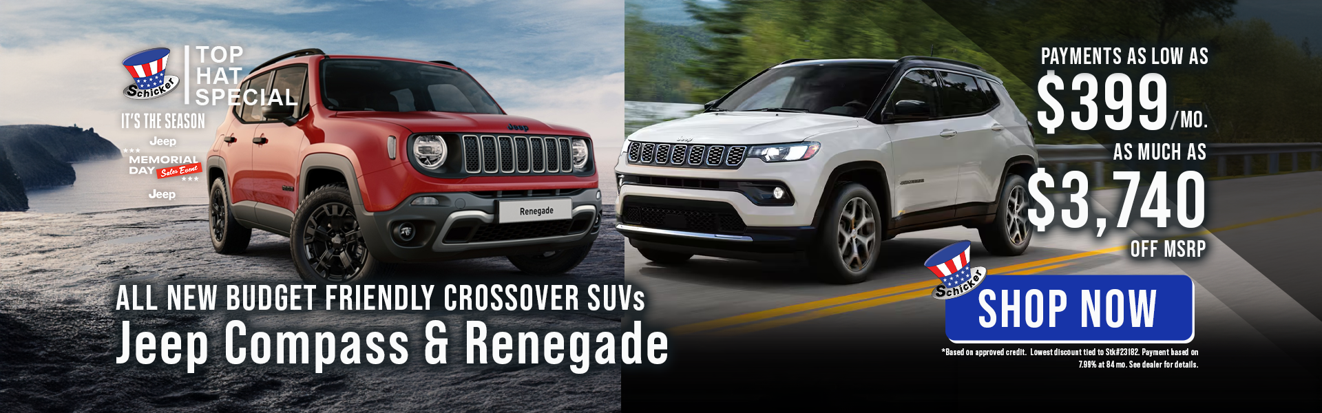 Jeep Compass and Renegade